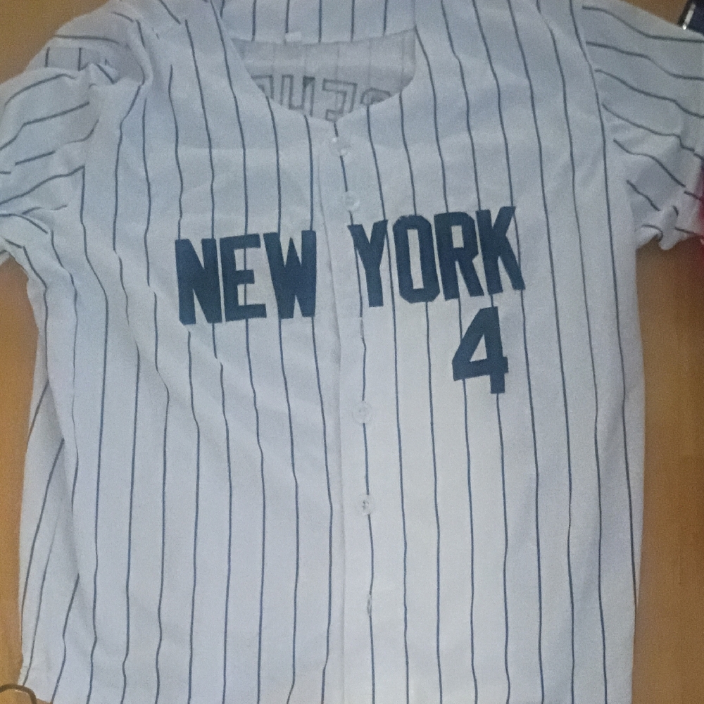 Lou Gehrig Kids Size XL New York Yankees Baseball Authentic Jersey